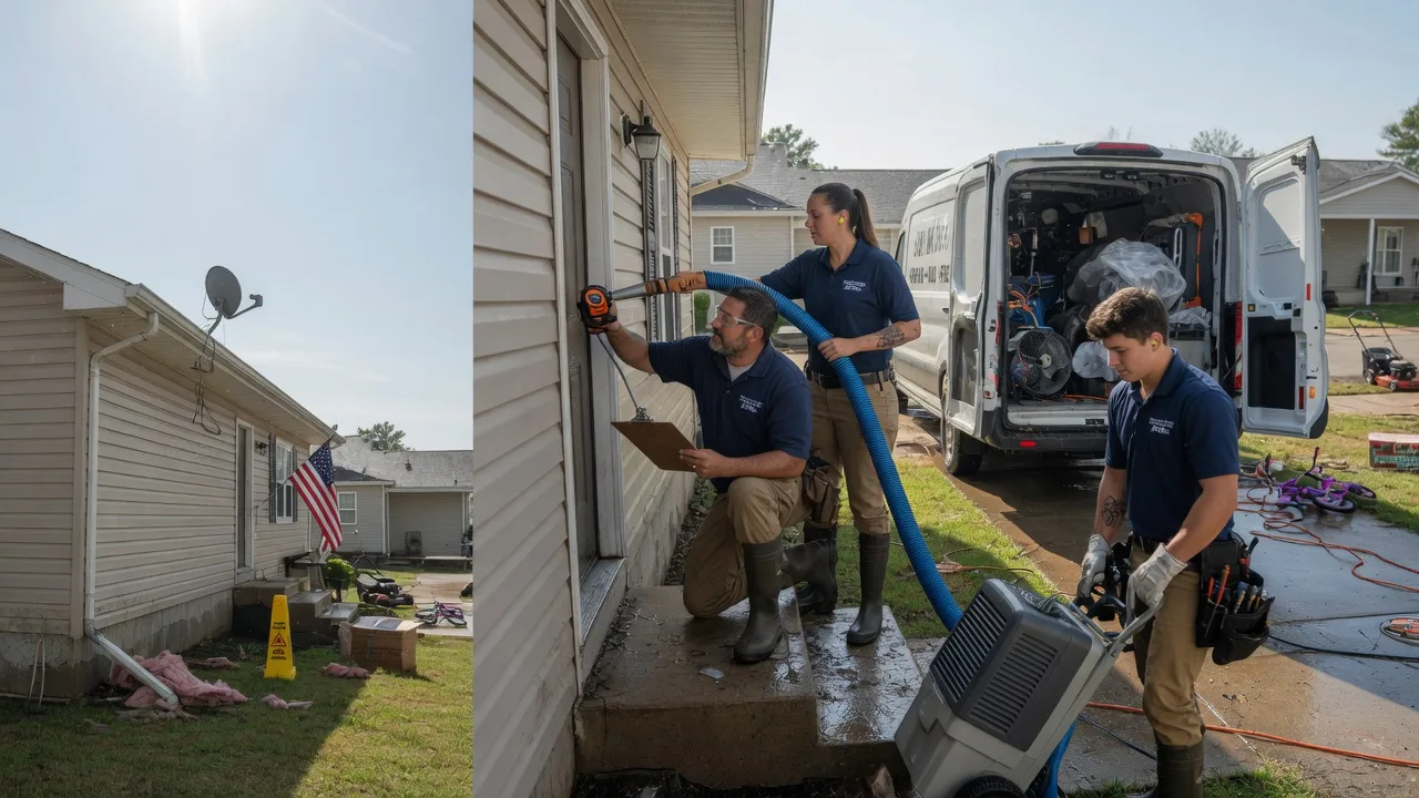 Ceiling Water Damage Restoration in Moscow, KS near me